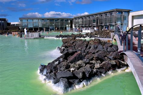 Geothermal Pool At Blue Lagoon On Reykjanes Peninsula