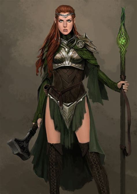 Female Elven Cleric