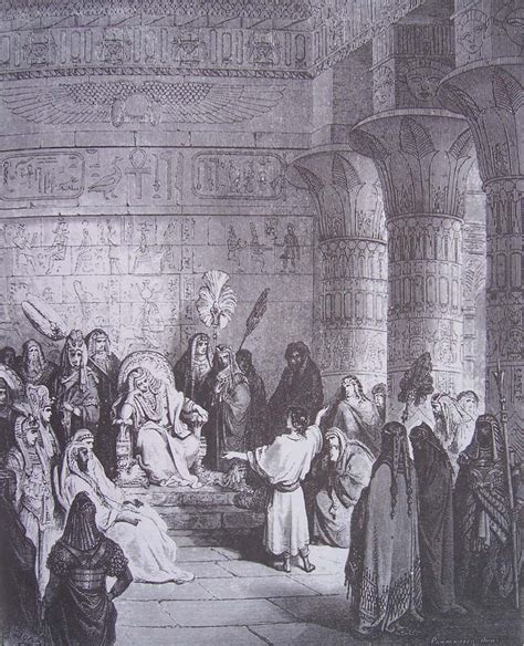 Gravure Gustave Doré La Bible Ancien Testament Joseph Explique Les