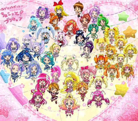 Look At All These Cute Little Girls Magical Girl Anime Pretty Cure