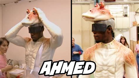 Ahmed Best Gets The Role Of Jar Jar Binks Youtube