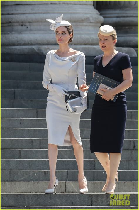 Angelina Jolie Stuns At Order Of St Michael St George Service In London Photo