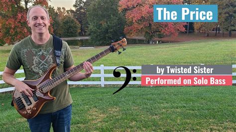 Ron Knobler The Price Twisted Sister Solo Bass Cover Youtube