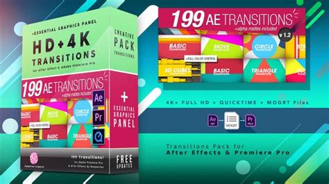 The most useful transitions pack for premiere pro. Download 199 Transitions Pack - FREE Videohive - After ...