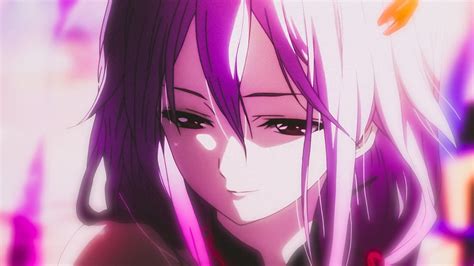 Anime Guilty Crown Inori Yuzuriha Purple Hair Red Eyes 1080p