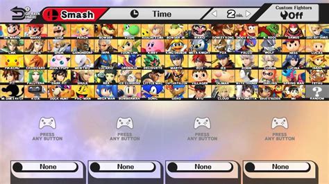 Super Smash Bros Switch The Characters Nintendo Switch