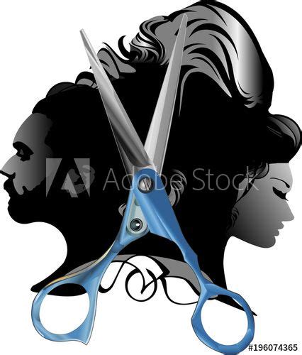 Beauty hair salon man woman unisex logo Ideas de peluquería