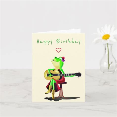 Singing Frog Invitations And Stationery Zazzle Ca