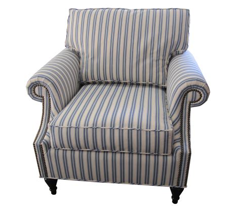 Ticking Stripe Arm Chair Shabby Chic Homes Soft Furnishings Armchair