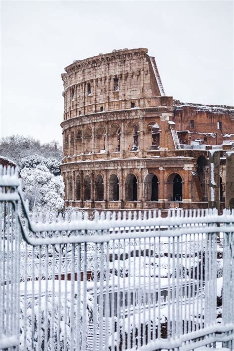 Colosseum Under The Snow Colosseum Rome Tickets Colosseum Rome