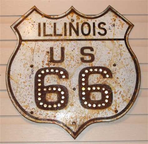 8 Vintage Route 66 Signs