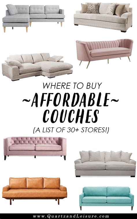 This Is The Ultimate List Of Stores To Buy Cheap Couches And Sofas That