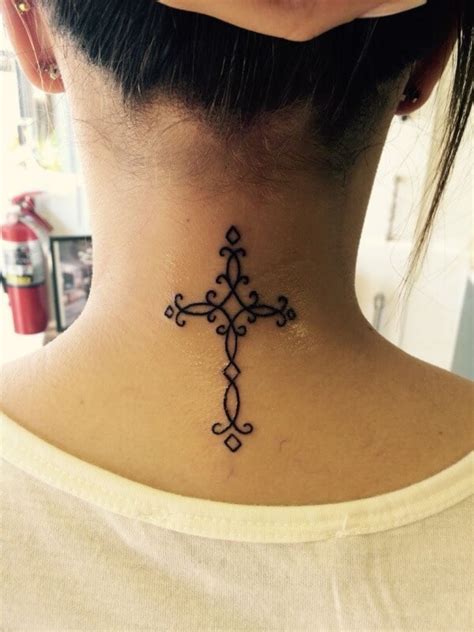 63 Unique Ideas Of Cross Tattoo Designs For Women With Meaning