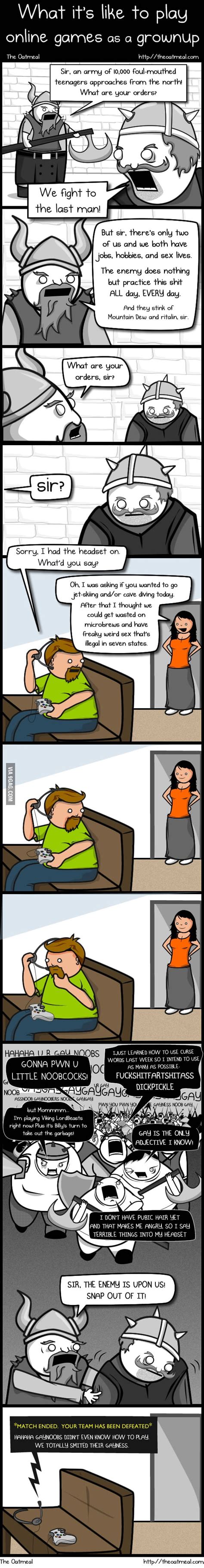 What It S Like To Play Online Games As A Grownup 9gag