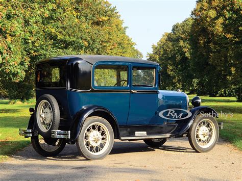 1928 Ford Model A Tudor Sedan Aalholm Automobile Collection 2012 Rm