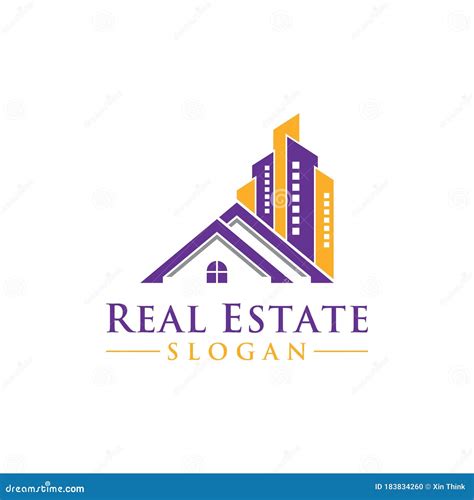Real Estate Business Logo Template Building Property Development And