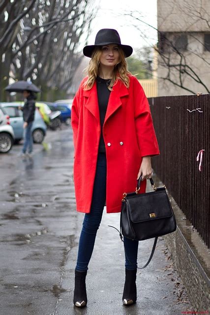 What Colour Goes With Red Coat Dresses Images 2022