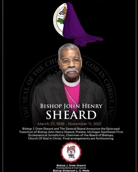 The Church Of God In Christ Mourns The Loss Of Bishop John Henry Sheard
