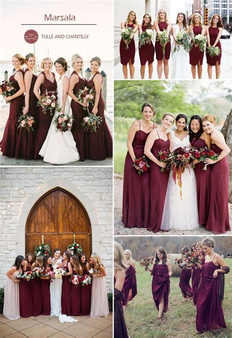 Marsala Bridesmaid Dresses For Fall Weddings 2015 Bridesmaid Dresses