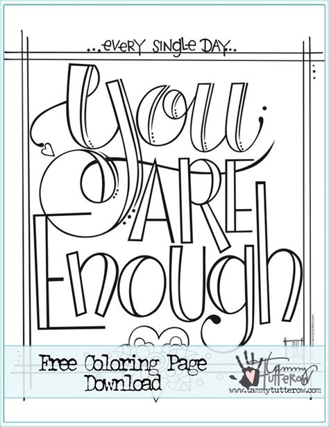 12 Inspiring Quote Coloring Pages for Adults–Free Printables