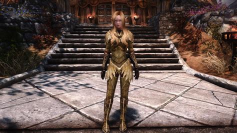 Truly Light Elven Armour Sse Cbbe Bodyslide At Skyrim Special Edition