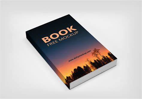 Free Book Cover Design Mockup Template Download Mocku