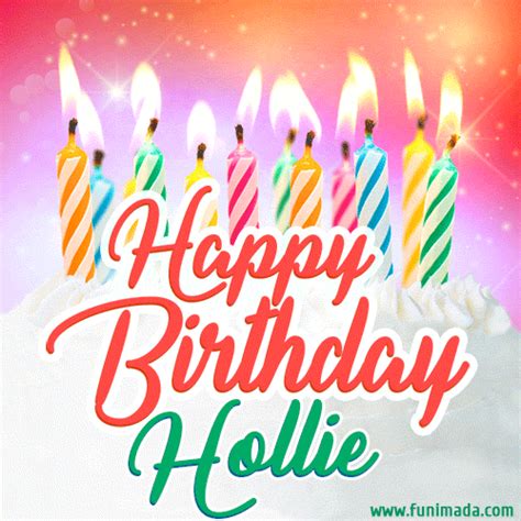 Happy Birthday Hollie GIFs - Download original images on Funimada.com