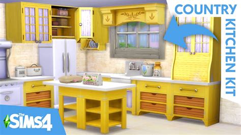 New Kitchen Pack The Sims 4 Country Kitchen Kit Buildbuy Overview