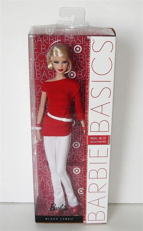 Barbie Basics Collection Red Model No Blonde Black Label Doll