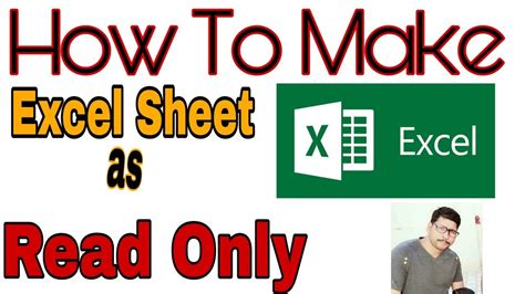 How To Make Read Only Excel Sheet Youtube