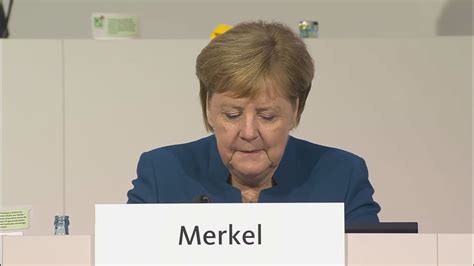 Angela Merkel Verabschiedet Sich Als Partei Chefin Es War Mir Eine