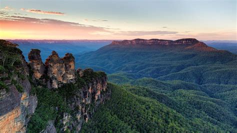 Katoomba Blue Mountains The Three Sisters From Echo Point Katoomba