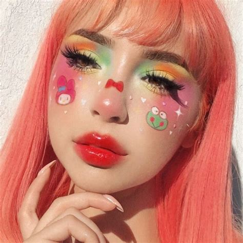 Hello Kitty On Instagram “my Melody And Keroppi Makeup Inspo By The Talented Saorimarinne