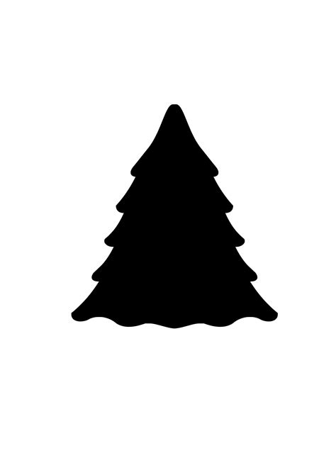 Evergreen Tree Silhouette Clipart Best