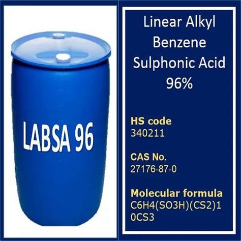 Linear Alkyl Benzene Sulphonic Acid 96 At Best Price In New Delhi