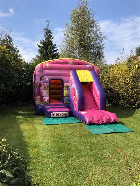 12ft X 18ft Princess Bounce House Slide Combo Bouncy Castle Hire In Crawley West Sussex