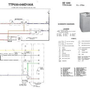 trane heat pump wiring schematic  wiring diagram