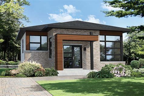 Two Bedroom Modern House Plan 80792pm Architectural Designs House