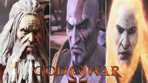 All God Of War Endings And Final Bosses 2004 2017 Youtube