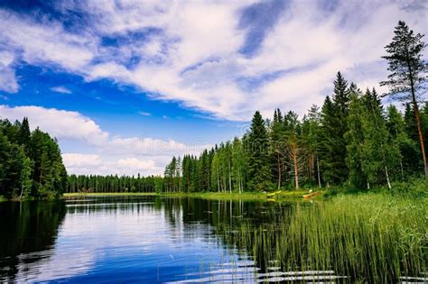 Blue Lake Green Landscape Stock Photos Download 327242 Royalty Free