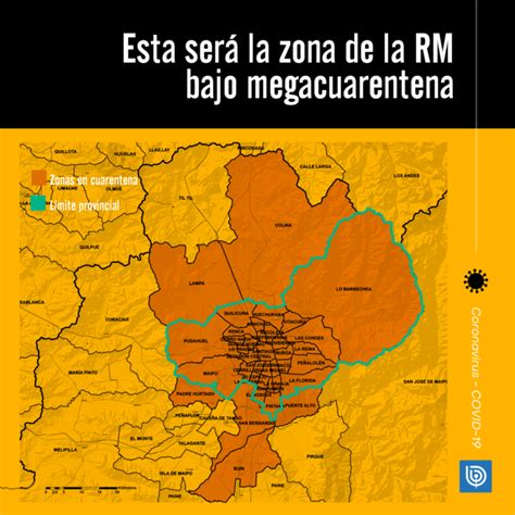 El lunes 13 de abril, la cuarentena terminará en la mitad sur de. Gobierno endurece medidas y decreta cuarentena para el Gran Santiago y otras 6 comunas de la RM ...