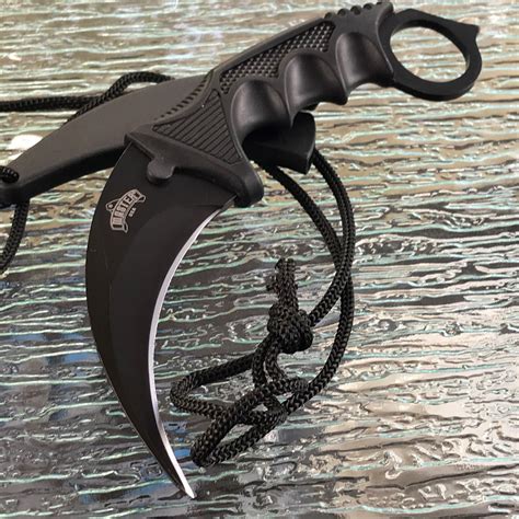 75 Master Usa Fixed Karambit Neck Knife Tactical Combat Fixed Blade