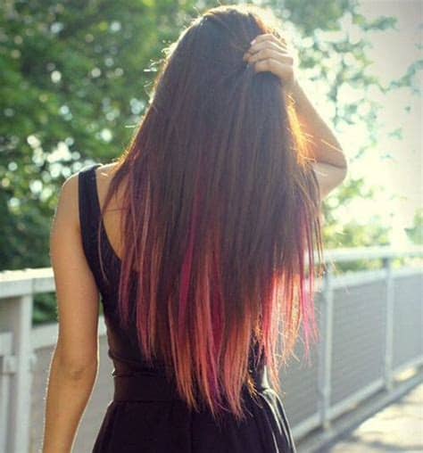Are those rosy tones of cherry pink we spy in this sleekly angled. One Step to own your unique red ombre hair color ...