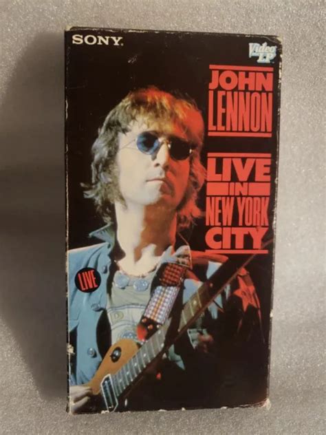 John Lennon Live In New York City Vhs 542 Picclick Ca