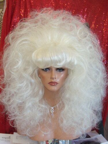 Sin City Wigs Soft Teased Curls Big Volume Hair Bangs Body Full Pick A