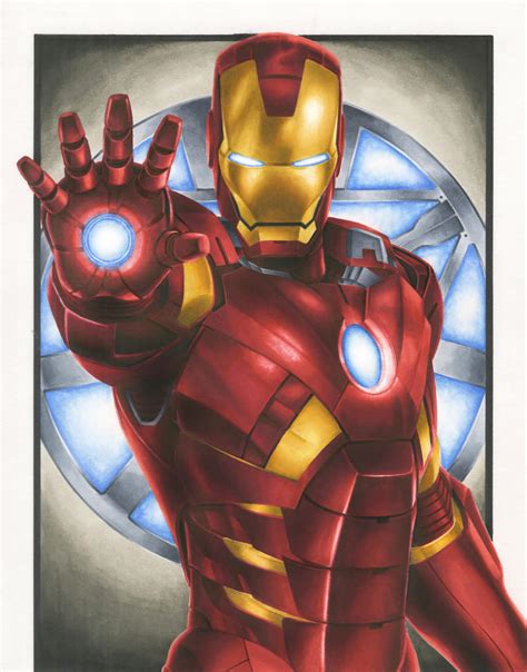 Wallpaper Iron Man Cartoon Avengers Iron Man Wallpaper