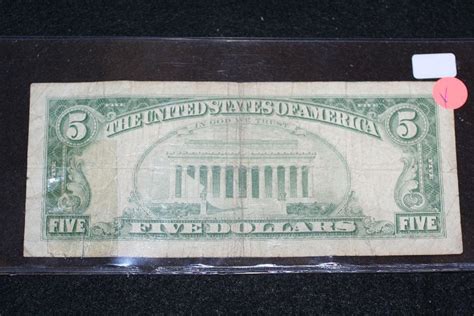 1963 United States Note 5 Red Seal