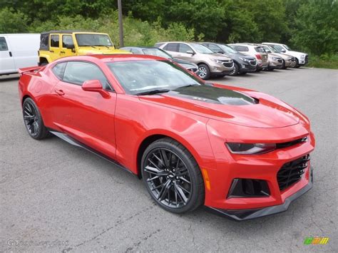 Red Hot 2018 Chevrolet Camaro Zl1 Coupe Exterior Photo 127929208