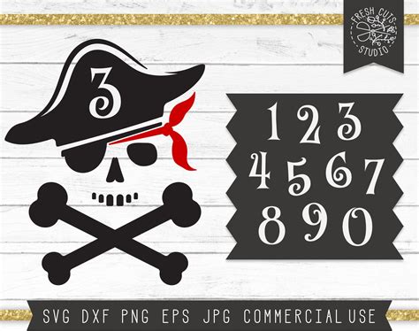 Pirate Svg Cut Files For Cricut Silhouette Instant Download Etsy