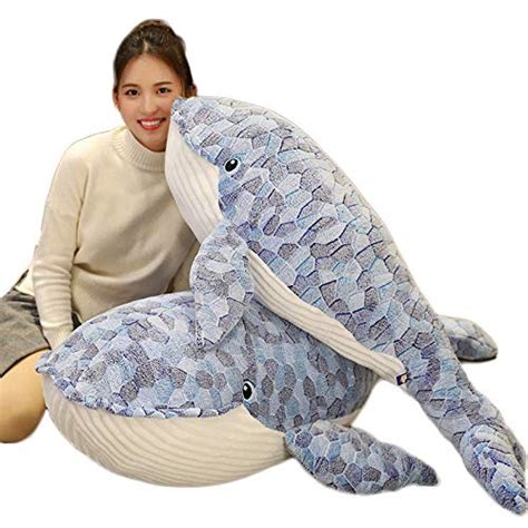 Buy Humpback Whale Plush Hugging Pillow Large Blue Whale Stuffed